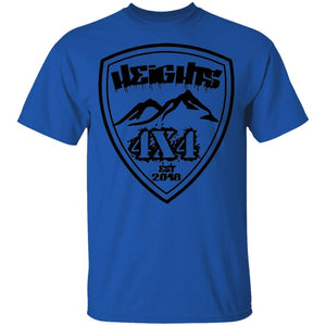 Heights 4x4 crest G500B Gildan Youth 5.3 oz 100% Cotton T-Shirt