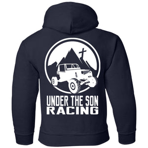Under The Son Racing 2-sided print G185B Gildan Youth Pullover Hoodie