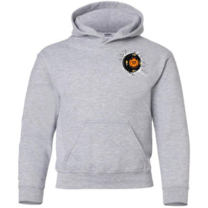 Black 17 2-sided print G185B Gildan Youth Pullover Hoodie