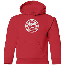 MWJT CH white logo G185B Youth Pullover Hoodie
