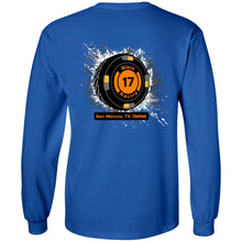 Black 17 2-sided print G240B Gildan Youth LS T-Shirt