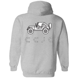 CCJC 2-sided print G185 Gildan Pullover Hoodie 8 oz.