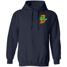BB&M Team Indiana front 2-sided print G185 Gildan Pullover Hoodie 8 oz.