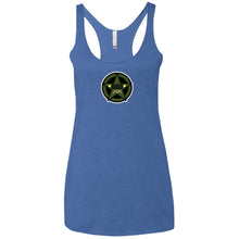 JSK_ Dark Star 2-sided print NL6733 Next Level Ladies' Triblend Racerback Tank
