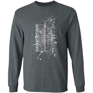 AORC Vertical white 2-sided print G240 LS Ultra Cotton T-Shirt