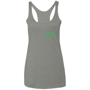 Moab Motorsports Trailmater 2-sided print NL6733 Next Level Ladies' Triblend Racerback Tank