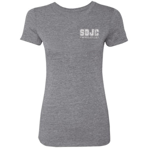 SDJC 2-sided print NL6710 Ladies' Fitted Triblend T-Shirt