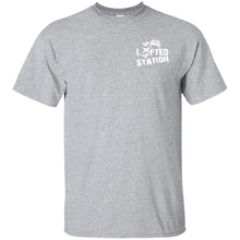Lifted Station white logo G200 Gildan Ultra Cotton T-Shirt