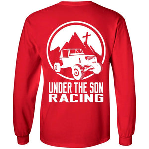 Under The Son Racing 2-sided print G240 Gildan LS Ultra Cotton T-Shirt