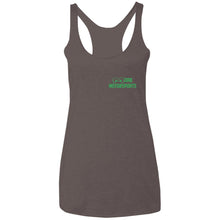 Moab Motorsports Trailmater 2-sided print NL6733 Next Level Ladies' Triblend Racerback Tank