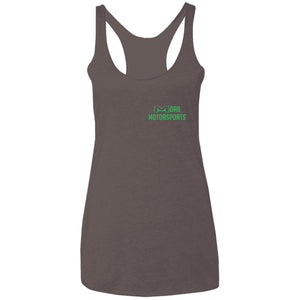 Moab Motorsports Trailmater 2-sided print NL6733 Next Level Ladies' Triblend Racerback Tank