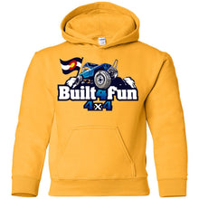Built4Fun blue G185B Gildan Youth Pullover Hoodie