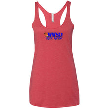 WWSD 2-sided w/ Team Indiana back NL6733 Next Level Ladies' Triblend Racerback Tank