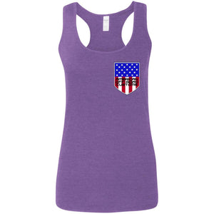 American Off-Road 2-sided print G645RL Ladies' Softstyle Racerback Tank