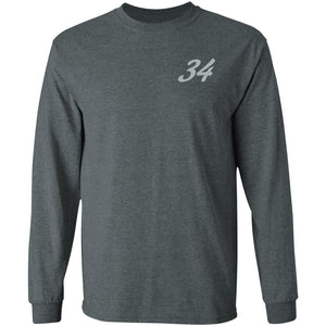 Yeti Motorsports logo 2-sided print G240 Gildan LS Ultra Cotton T-Shirt