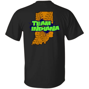 B&B Motorsports 2-sided print (Team Indiana back) G500B Gildan Youth 5.3 oz 100% Cotton T-Shirt