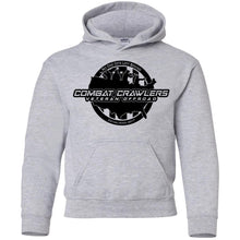 CCVOA black logo G185B Gildan Youth Pullover Hoodie