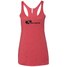 Dale Racing 2-sided print NL6733 Next Level Ladies' Triblend Racerback Tank