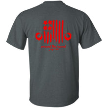 ASJC 2-sided print with Freedom flag on back G200 Gildan Ultra Cotton T-Shirt