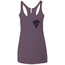 Flop Shop 2-sided print NL6733 Next Level Ladies' Triblend Racerback Tank