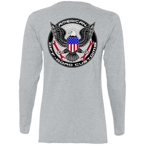 American Off-Road 2-sided print G540L Ladies' Cotton LS T-Shirt