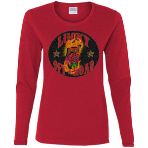 Lucky 7 Offroad G540L Gildan Ladies' Cotton LS T-Shirt