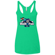 Built4Fun blue NL6733 Next Level Ladies' Triblend Racerback Tank