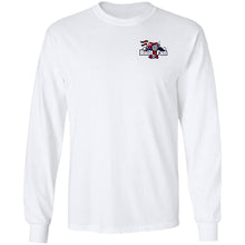 Built4Fun red 2-sided print G240 Gildan LS Ultra Cotton T-Shirt