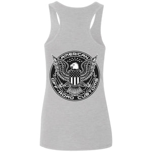 AmericanOffroadCustoms Vertical G645RL Ladies' Softstyle Racerback Tank