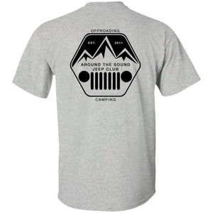 ASJC black logo 2-sided print G200 Gildan Ultra Cotton T-Shirt