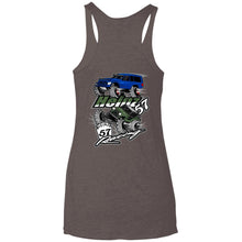 H57 Racing 2-sided print NL6733 Next Level Ladies' Triblend Racerback Tank