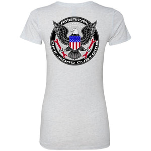 American Off-Road 2-sided print NL6710 Ladies' Triblend T-Shirt