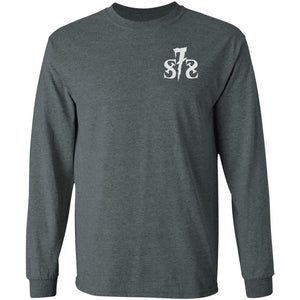 S7S white logo Bill Steen 2-sided print G240 LS Ultra Cotton T-Shirt